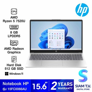 NOTEBOOK (โน้ตบุ๊ค) HP 15-FC0066AU (NATURAL SILVER) โดย สยามทีวี by Siam T.V.