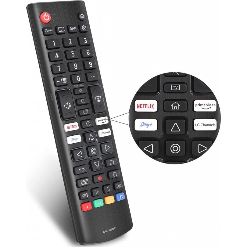 Gvirtue Universal รีโมทคอนโทรลสําหรับ LG-TV-Remote LG LED OLED LCD Webos 4K 8K UHD HDTV HDR สมาร์ทที