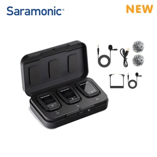 (ใหม่) Saramonic Blink500 ProX B2 ประกันศูนย์ Wireless Microphone 2.4GHz Dual-Channel