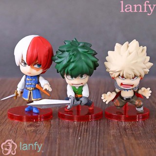 โมเดลฟิกเกอร์ PVC รูปปั้น My Hero Academia Bakugo Katsuki Todoroki Shoto สําหรับตกแต่งบ้าน