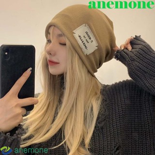 Anemone หมวกผ้าโพกหัวแฟชั่นสําหรับผู้ชายผู้หญิงสีพื้นระบายอากาศได้ดี