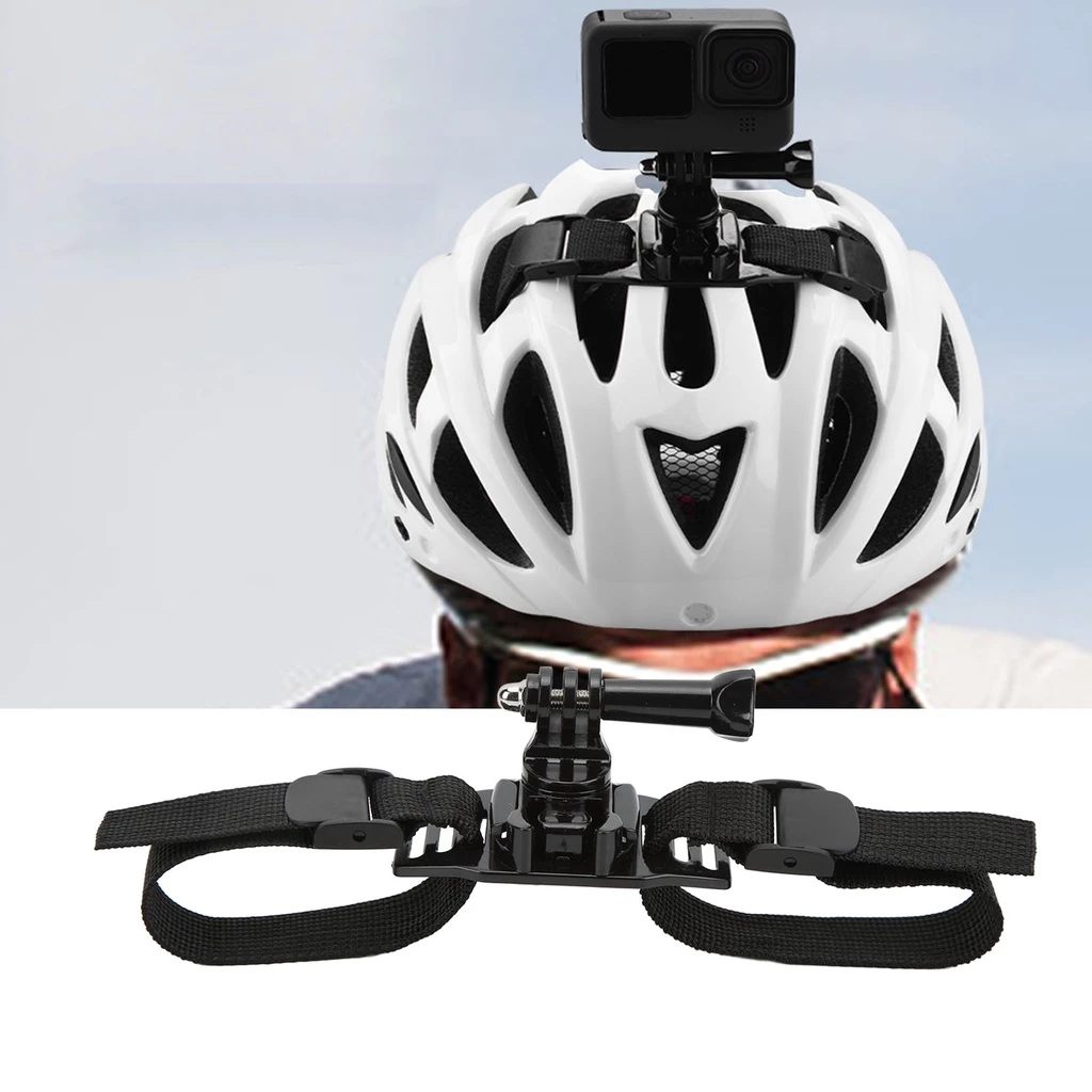 สายคล้องกล้องติดหมวกกันน็อค พร้อมฐานอะแดปเตอร์ สําหรับ Hero 11 10 9 8 Insta360 ONE R DJI Action 2 3 thumbnail 8