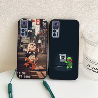 Tcl เคสโทรศัพท์มือถือ ลายปิกาจู สติตช์ ใส่สบาย พร้อมสายคล้อง สําหรับ TCL 30 30XE 30T SE 30E 305 306 5G T603DL