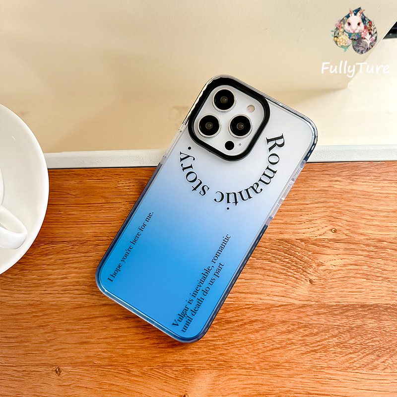 เคสโทรศัพท์มือถือ ซิลิโคนนิ่ม ใส กันกระแทก ลายการ์ตูนน่ารัก สองสี แฟชั่นเรียบง่าย สําหรับ iPhone 13 14 12 11 X Pro 8 7