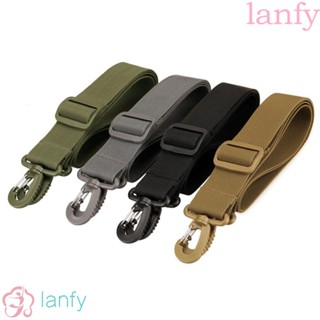 Lanfy สายสะพายกระเป๋าคาดอก ไนล่อน ปรับได้ สีเขียวทหาร อุปกรณ์เสริม สําหรับกระเป๋าเป้สะพายหลัง กระเป๋าสะพายไหล่ กระเป๋าคาดอก