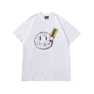 【NEW】DREW HOUSE ผู้ชายและผู้หญิงแฟชั่นลำลองเสื้อยืดแขนสั้น