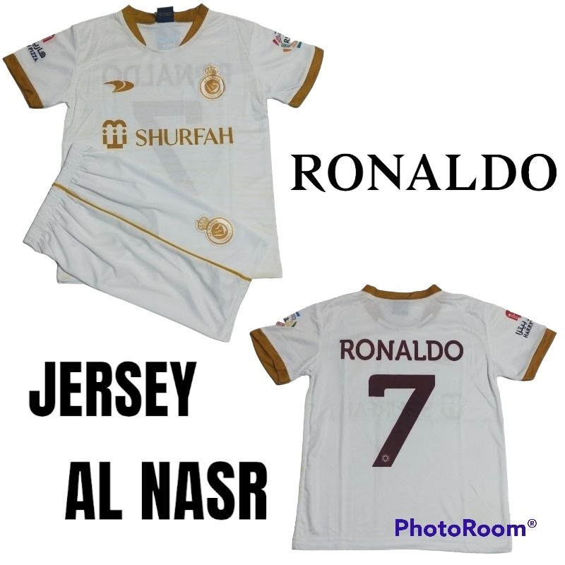 RONALDO ALNASR JERSEY SET / AL NASR JERSEY SET / RONALDO JERSEY / CHELSEA KIDS FOOTBALL SHIRT SET AG