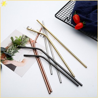 [LBE] 304 Stainless Steel Straw Creative Titanium Plated Color Straw