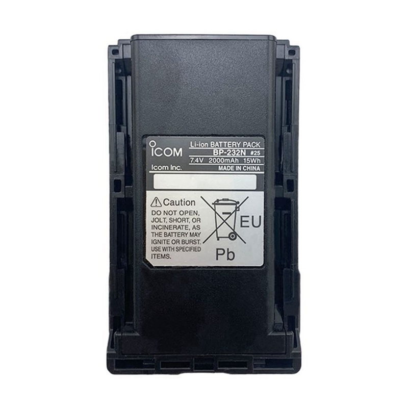 1pce BP-232N 7.4V 2000mAh 15Wh Interphone แบตเตอรี่ลิเธียมแพ็ค