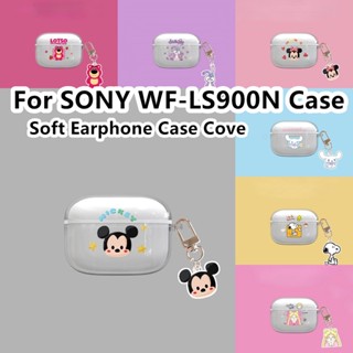 เคสหูฟัง แบบนิ่ม สีโปร่งใส สําหรับ SONY WF-LS900N Linkbuds S