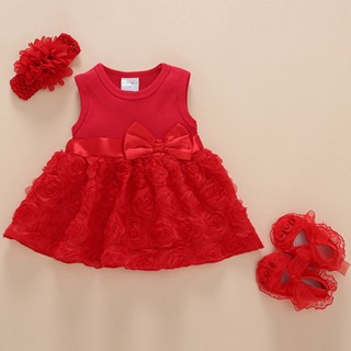 Baby Girl Dress Childrens Princess Dress Kids Dress Girl One Year Old Set Dress（32）