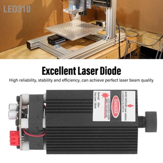 Leo310 CNC โมดูลเลเซอร์ 450nm 2500mW 2.5W โฟกัสปรับความเย็นได้อย่างรวดเร็ว 3 พินเลเซอร์แกะสลักโมดูลสำหรับ DIY