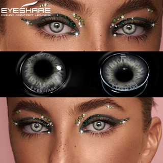 Eyeshare คอนแทคเลนส์ สีน้ําตาลธรรมชาติ สีเทา สีเขียว 1 คู่