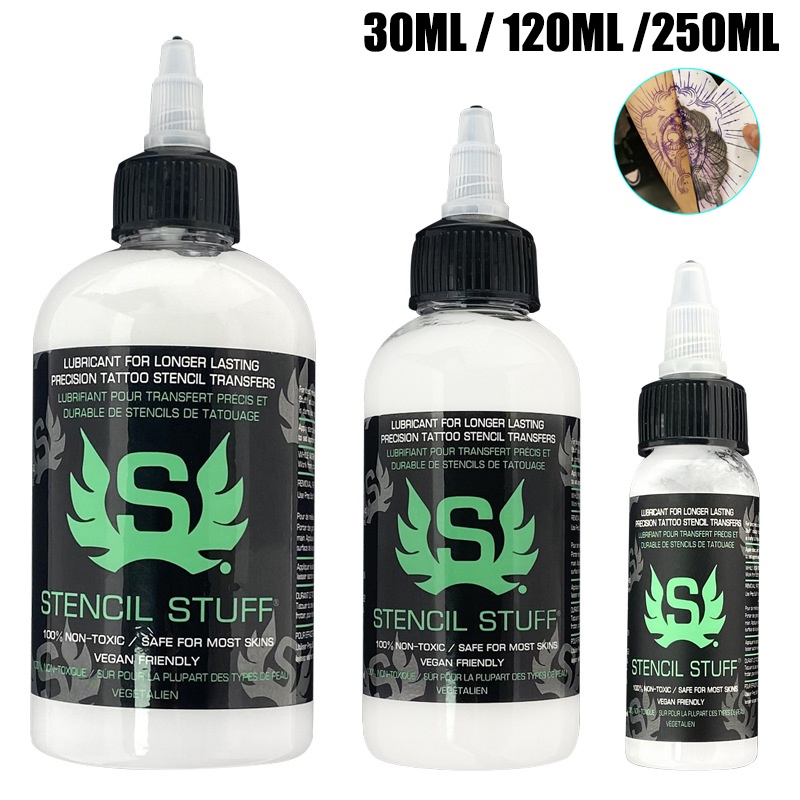 30/120/250ml Tattoo Stencil Magic Gel Spirit ความร้อนเครื่องถ่ายเอกสาร Tattoo Transfer Stuff Solution ครีม