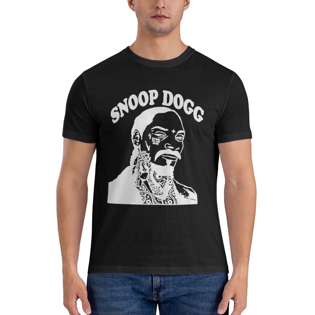 เสื้อยืด ผ้าฝ้าย พิมพ์ลายกราฟฟิค Snoop Dogg Husky Dogg