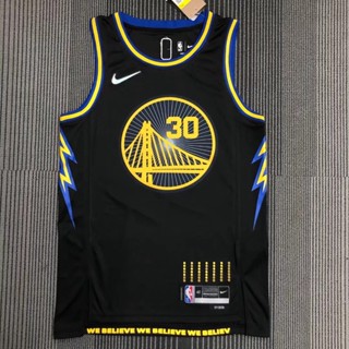 เสื้อกีฬาบาสเก็ตบอล ทีม Motion Sports Jersey (NBA) 22 Seasons Warriors City Edition 2974 Currys คุณภาพสูง 468855