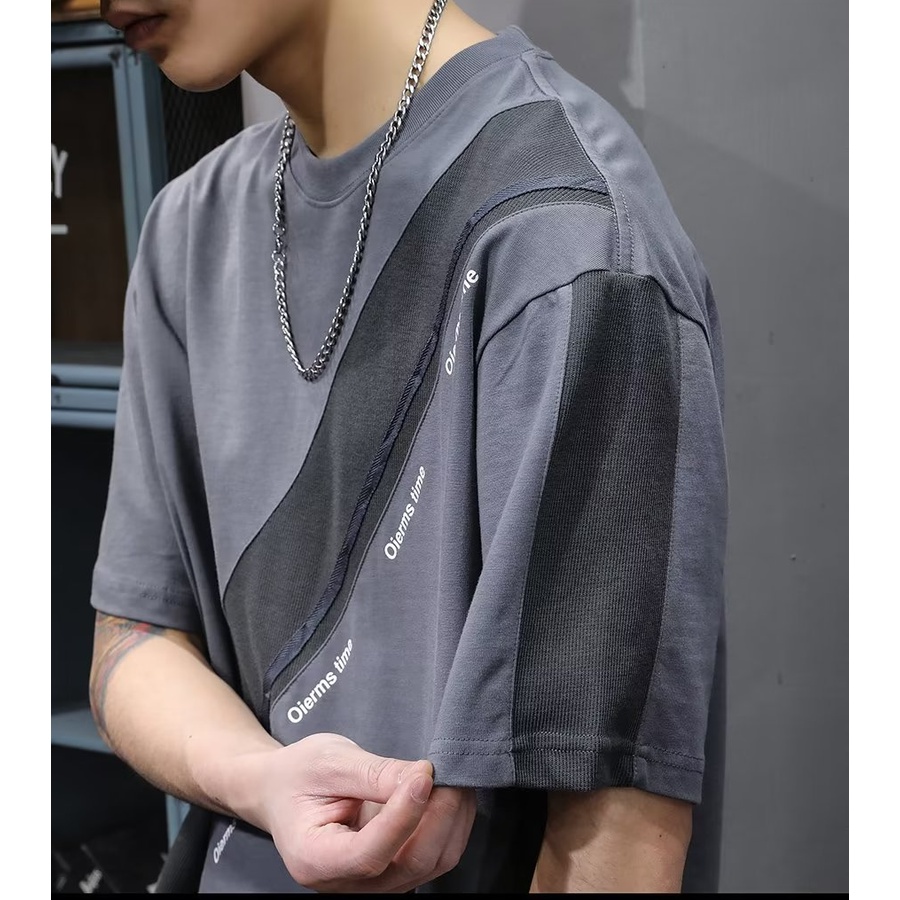 เสื้อยืดลําลอง คอกลม แขนสั้น ผ้าฝ้าย ทรงหลวม พลัสไซซ์ พรีเมี่ยม สําหรับผู้ชาย ไซซ์ M-8XL