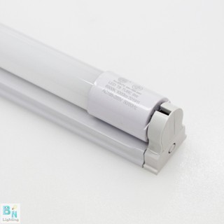 หลอดส่องสว่าง หลอดไฟนีออนพร้อมราง LED T8 9W ชุดหลอดไฟสำเร็จรูป LED หลอดไฟ LED หลอดประหยัดไฟ LED  แสงสีขาว