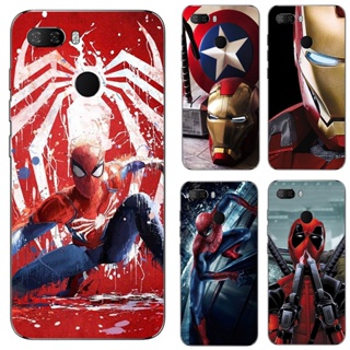 เคสโทรศัพท์ซิลิโคน TPU แบบนิ่ม ลายซุปเปอร์ฮีโร่ Marvel สําหรับ Lenovo K5 2018 K350t