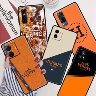 เคสโทรศัพท์ซิลิโคน TPU กันกระแทก ลายโลโก้ Hermes สําหรับ Vivo S9 S12 V23 S12 S15 V20 V21 V23E 4G 5G V23 PRO