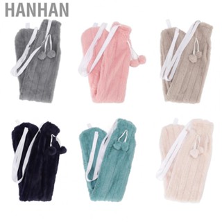 Hanhan Warm Water Bag 2000ML Hot Water Bottle Long Strip Shaped for Neck