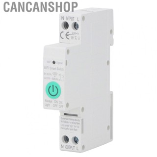 Cancanshop Smart Circuit Breaker  High Safety  Circuit Breaker Switch DIN  Installation Touch Operation  Control 1P AC230V  for School