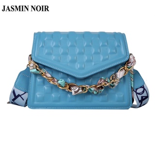 Jasmin NOIR กระเป๋าสะพายไหล่ ลายสก๊อต ขนาดเล็ก แฟชั่นสําหรับสตรี