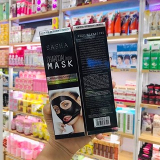 SASHA Charcoal Detox MASK 120g ครีมมาส์กชาร์โคล แบบลอกออก