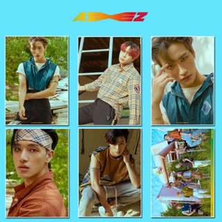 โปสเตอร์สติกเกอร์ Kpop ATEEZ ZERO FEVER Part ATINY สําหรับติดรูปภาพ HD การ์ดโลโม่