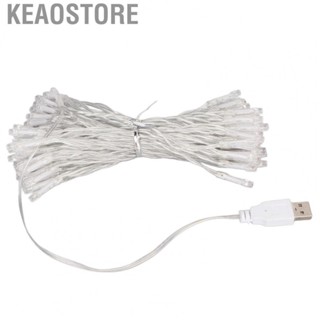 Keaostore 32.8ft String Lights Indoor Outdoor Plug In String Light  String Light For