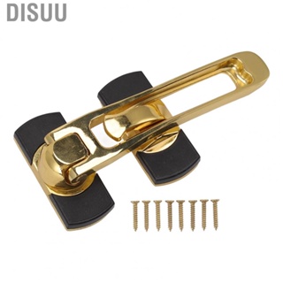 Disuu Door Security Guard  Door Bolt Lock Widely Applicable Easy To Use with Screws for Hotel