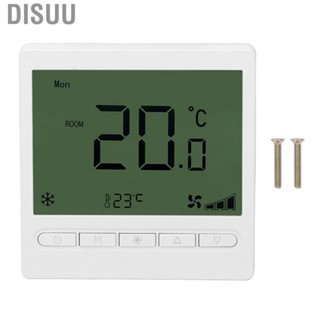 Disuu Smart Fan Coil Thermostat   Interference 220V Intelligent Thermostat Reliable Easy To Operate  for Home