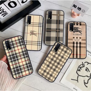 เคสโทรศัพท์มือถือแบบนิ่ม ลาย burberry 22F สําหรับ Vivo V20 Y70 Pro V21 S7 S9 S10 U3 Y73S S7E Y73 2021 V21E 4G