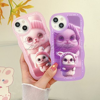 Lwy เคสโทรศัพท์มือถือแบบนิ่ม ลายกระต่ายนําโชค สําหรับ Samsung Galaxy S23 Ultra S23+ S22 Ultra S22+ S21+ plus S21 Ultra S21 FE S20 Ultra S20+ S20 FE A13 A14 A34 A54 A24