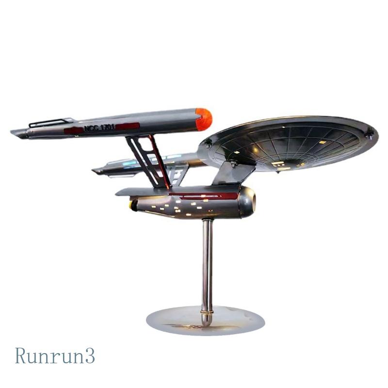 Runny โมเดลกระดาษ รูป Star-Trek Enterprise Starship ของเล่นแฟนซี สําหรับตกแต่งโรงรถ