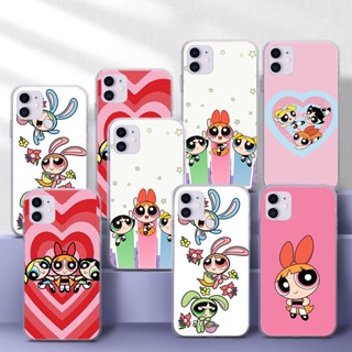 เคสโทรศัพท์มือถือแบบนิ่ม TPU ใส ลายการ์ตูน The Powerpuff Girls 111WES สําหรับ iPhone X XS 11 12 Pro Max SE 2020