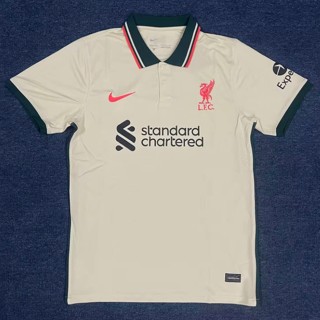 เสื้อกีฬาแขนสั้น ลายทีมชาติฟุตบอล Liverpool ชุดเหย้า 21-22 ชุดเหย้า