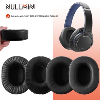 Nullmini แผ่นโฟมเมมโมรี่หูฟัง หนังหนา แบบเปลี่ยน สําหรับ SONY MDR-ZX770BN MDR-ZX780DC