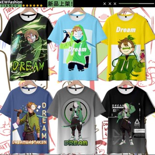 เสื้อยืดแขนสั้น พิมพ์ลาย Dreamwastaken แฟชั่นฤดูร้อน สไตล์ยุโรป อเมริกัน สําหรับผู้ชาย และนักเรียน