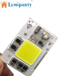 Lumiparty โคมไฟสปอตไลท์ Led 220v 50w แรงดันสูง ไร้ไดรฟ์ สําหรับกลางแจ้ง