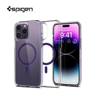 SPIGEN ใหม่ เคสโทรศัพท์มือถือแบบแข็ง ใส แม่เหล็ก สําหรับ IPhone 12 13 14 Pro Max 14 Plus