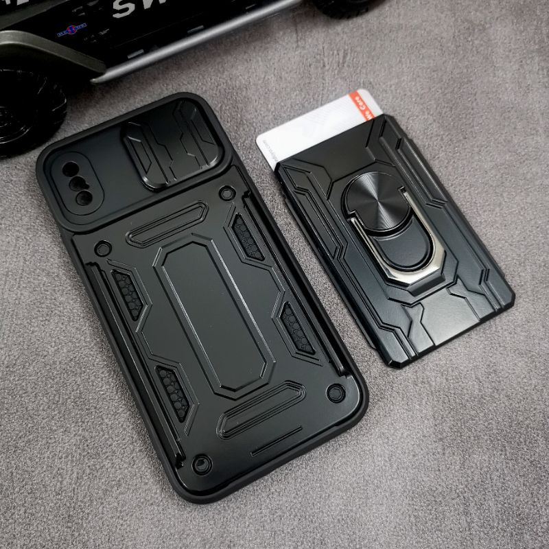 IPhone X - Xs - CardX Flip Lens Card Ring Armor Case กันกระแทก