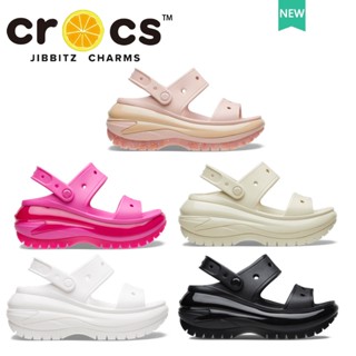 Crocs mega crush clog รองเท้าแตะเสริมส้น รองเท้าชายหาด 5 สี|207989