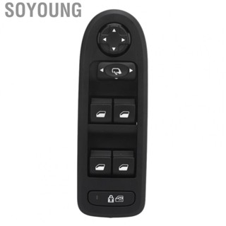 Soyoung Power Window Switch 96644915  Side Window Lifter Switch Replacement for Peugeot 308 508 Car Switch Relay Car Accessories