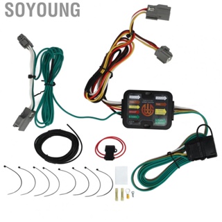 Soyoung Trailer Wiring Harness Kit Easy Grip Light Intensity Improvement Convenient To Use 4 Pin Trailer Harness for Car