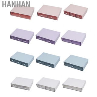 Hanhan Desktop Drawer Organizer  Dustproof Plastic DIY Combination Multi Layer Stackable Drawer Storage Case