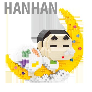 Hanhan Building Blocks Toy Construction Toy Microparticle Cartoon Figure Sleep Snore Desktop Decoration