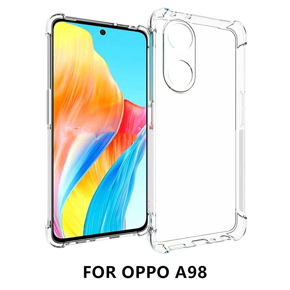 Case Oppo A98 5G เคสใสกันกระแทก เเบบนิ่ม TPU CASE เคสออฟโบ้  A98 5G ส่งจากไทย