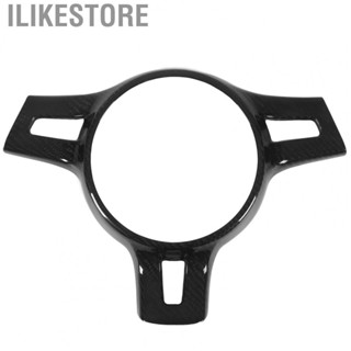 Ilikestore Steering Wheel Trim Frame  Exquisite Appearance Comfortable Touch Steering Wheel Trim Cover  for Car