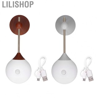 Lilishop Motion  Night Light  USB Charging 3 Working Modes Eco Friendly Dual Sensing Warm Light   Wall Lamp  for Bedroom